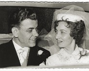 Trouwdag Netty en Henk November 1959